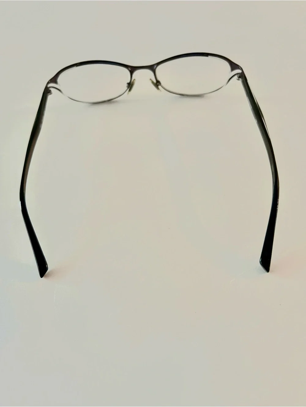 JONES NEW YORK J423 Black Gunmetal Oval Eyeglass Frames 50-18-135 Women